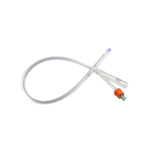 CATÉTER FOLEY 100% SILICONA DE 2 VÍAS