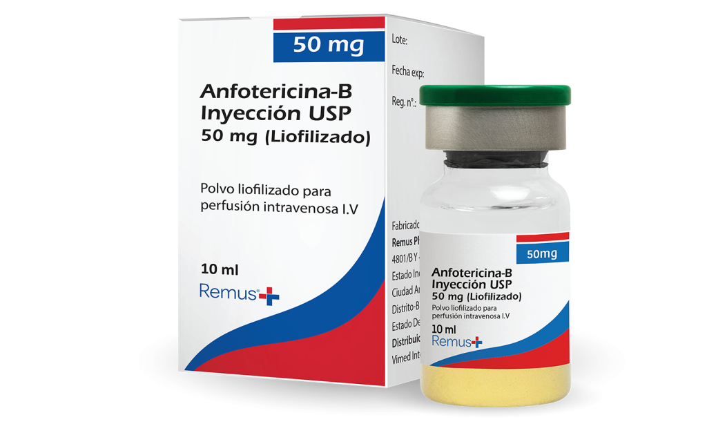 Anfotericina-B Inyección USP 50 mg (Liofilizado)