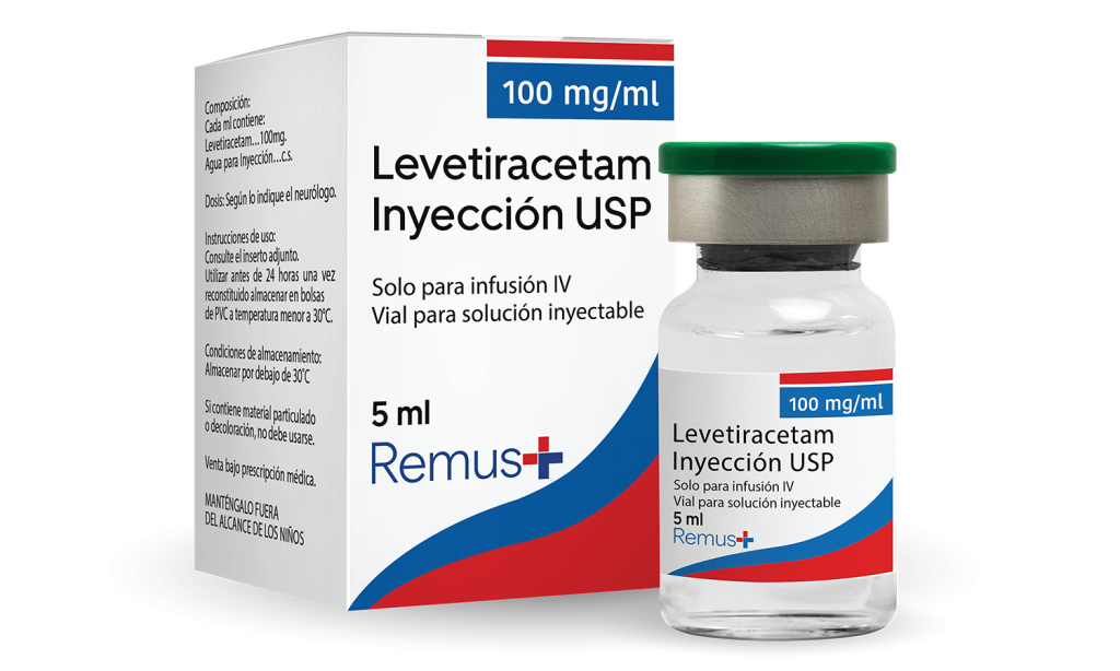 Levetiracetam Inyección USP 100 mg/mL