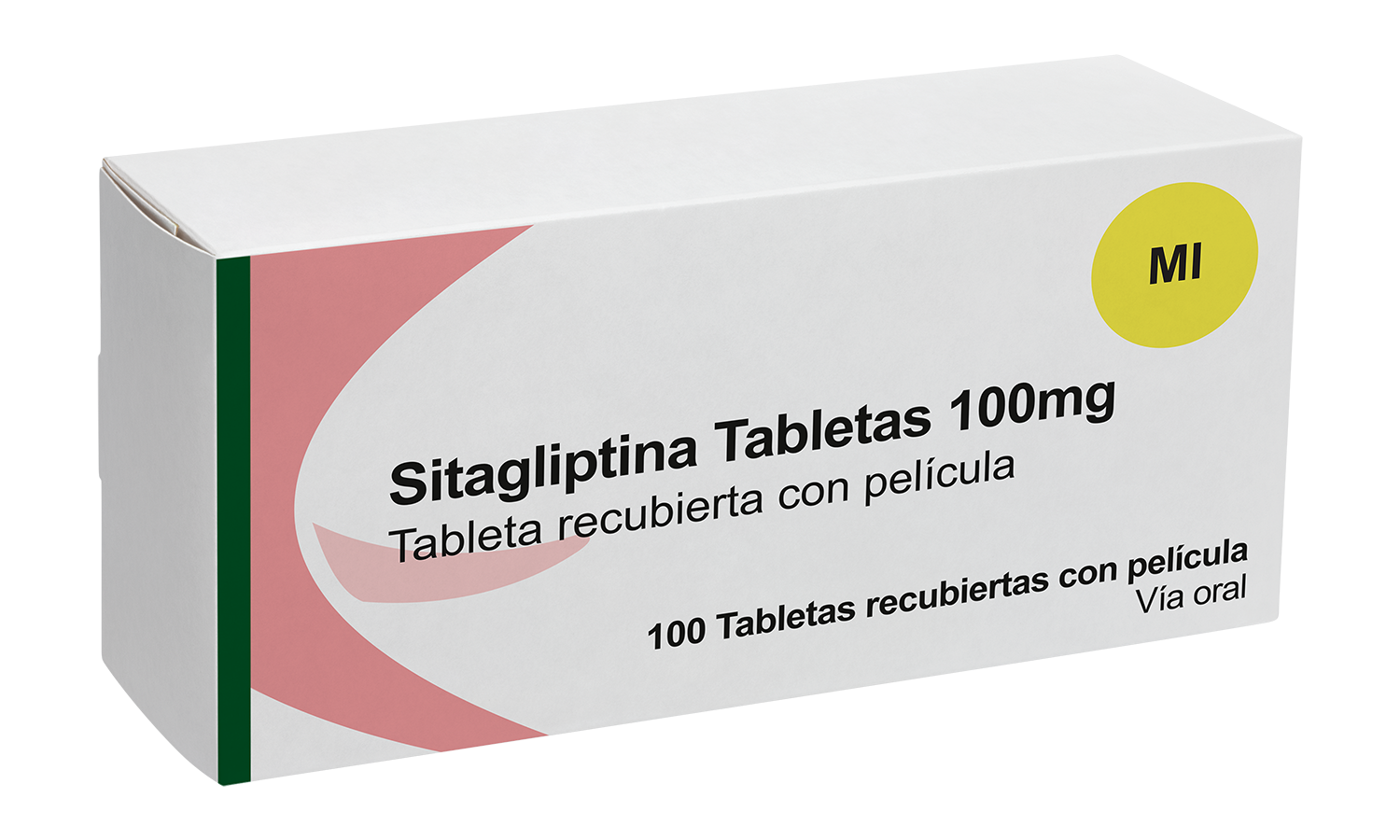 Sitagliptina Tabletas 100 mg
